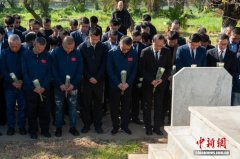 中国援阿尔及利亚医疗队祭扫先辈